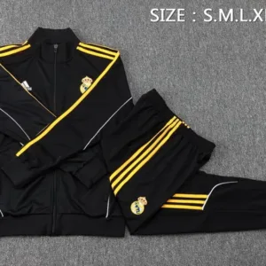 Real Madrid Niños Conjunto 2025 2026 Negro - Tuta Real Madrid Niños | escamisetasfutbol