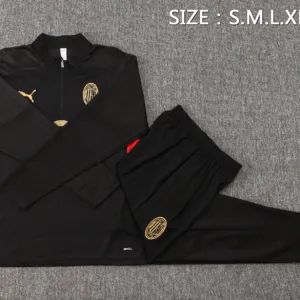 AC Milan Conjunto 2024 2025 Negro - Maglia Ac Milan | escamisetasfutbol