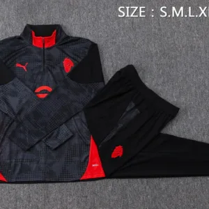 AC Milan Conjunto 2025 2026 Negro - Maglia Ac Milan | escamisetasfutbol