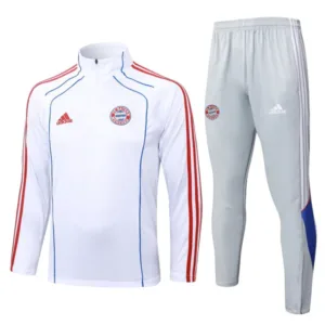 Bayern Múnich Conjunto 2025 2026 Blanco - Tuta Bayern Múnich | escamisetasfutbol