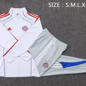 Bayern Múnich Conjunto 2025 2026 Blanco - Tuta Bayern Múnich | escamisetasfutbol