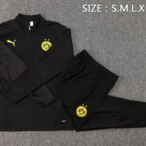 Borussia Dortmund Conjunto 2024 2025 Negro - Tuta Borussia Dortmund | escamisetasfutbol