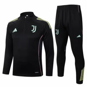 Juventus Conjunto 2025 2026 Negro - Equipación Juventus | escamisetasfutbol