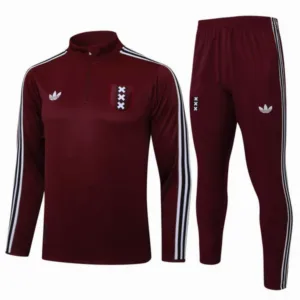 Ajax Niños Conjunto 2025 2026 Rojo - Ajax Niños Barata | escamisetasfutbol