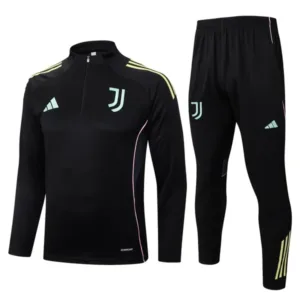Juventus Niños Conjunto 2025 2026 Negro - Equipación Juventus Niños | escamisetasfutbol