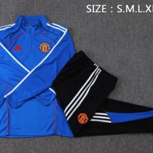 Manchester United Niños Conjunto 2025 2026 Azul - Equipacion Manchester United Niños | escamisetasfutbol