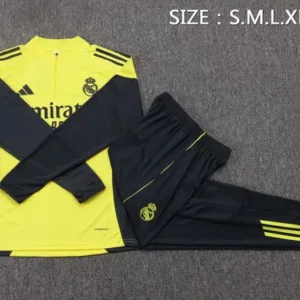 Real Madrid Niños Conjunto 2025 2026 Amarillo - Tuta Real Madrid Niños | escamisetasfutbol