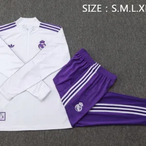 Real Madrid Niños Conjunto 2025 2026 Blanco - Tuta Real Madrid Niños | escamisetasfutbol