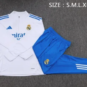 Real Madrid Niños Conjunto 2025 2026 Blanco - Tuta Real Madrid Niños | escamisetasfutbol