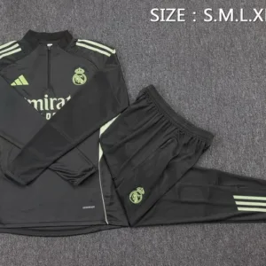 Real Madrid Niños Conjunto 2025 2026 Negro - Tuta Real Madrid Niños | escamisetasfutbol