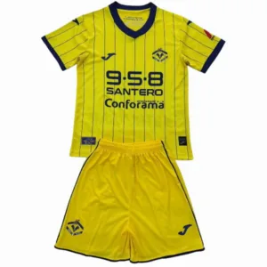 Hellas Verona Niños Conjunto cuarta Amarillo - Tuta Hellas Verona Niños | escamisetasfutbol
