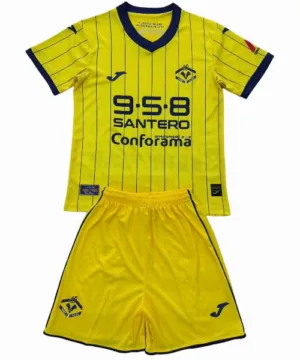 Hellas Verona Niños Conjunto cuarta Amarillo - Tuta Hellas Verona Niños | escamisetasfutbol