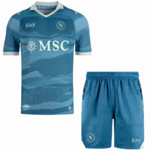 SSC Napoli Conjunto 2024 2025 cuarta Azul - Ssc Napoli Equipacion | escamisetasfutbol