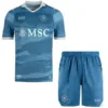 SSC Napoli Niños Conjunto 2024 2025 cuarta Azul - Tuta SSC Napoli Niños | escamisetasfutbol