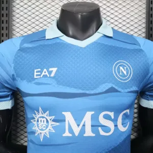 SSC Napoli Camiseta Edición Jugadores 2024 2025 cuarta Azul - Camiseta Serie A SSC Napoli | escamisetasfutbol