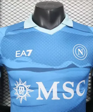 SSC Napoli Camiseta Edición Jugadores 2024 2025 cuarta Azul - Camiseta Serie A SSC Napoli | escamisetasfutbol