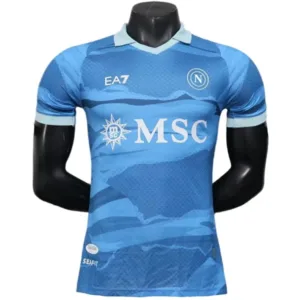 SSC Napoli Camiseta Edición Jugadores 2024 2025 cuarta Azul - Camiseta Serie A SSC Napoli | escamisetasfutbol
