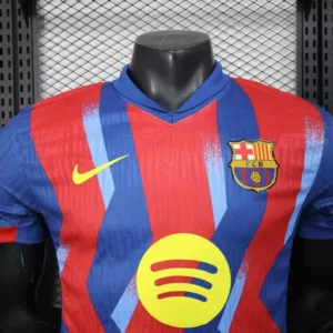 FC Barcelona Camiseta Edición Jugadores 2025 2026 cuarta Roja - Camiseta Barcelona | escamisetasfutbol