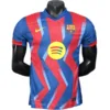 FC Barcelona Camiseta Edición Jugadores 2025 2026 cuarta Roja - Camiseta Barcelona | escamisetasfutbol
