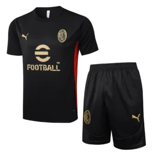 AC Milan Conjunto 2024 2025 Negro - Maglia Ac Milan | escamisetasfutbol