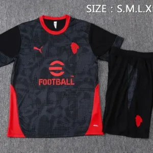 AC Milan Conjunto 2025 2026 Negro - Maglia Ac Milan | escamisetasfutbol