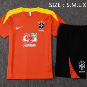 Brasil Conjunto 2026 Naranja - Brasil Barata | escamisetasfutbol
