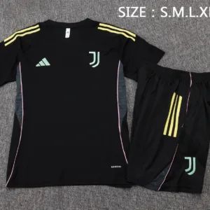 Juventus Conjunto 2025 2026 Negro - Equipación Juventus | escamisetasfutbol