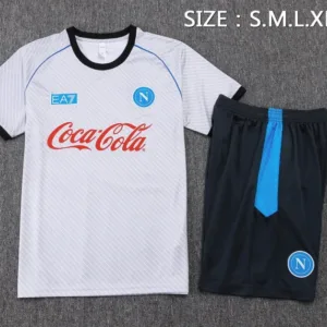 SSC Napoli Conjunto 2025 2026 Blanco - Ssc Napoli Equipacion | escamisetasfutbol