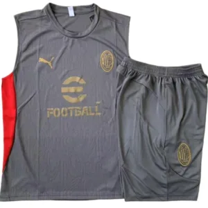 AC Milan Conjunto 2025 2026 Gris - Maglia Ac Milan | escamisetasfutbol