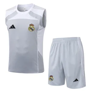 Real Madrid Conjunto 2025 2026 Gris - Maglia Real Madrid | escamisetasfutbol