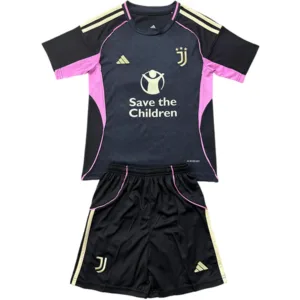 Juventus Niños Conjunto 2026 2027 Especial Negro - Equipación Juventus Niños | escamisetasfutbol