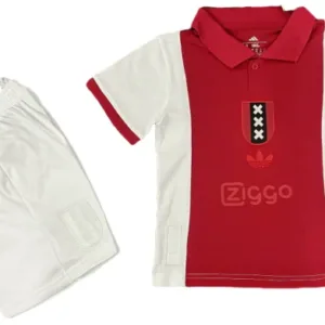 Ajax Niños Conjunto 2025 2026 Especial Rojo - Tuta Ajax Niños | escamisetasfutbol