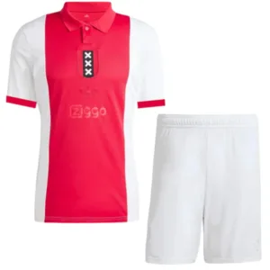 Ajax Niños Conjunto 2025 2026 Especial Rojo - Tuta Ajax Niños | escamisetasfutbol