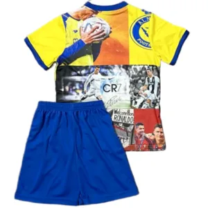 Al-Nassr FC Niños Conjunto 2025 2026 Especial Amarillo - Tuta Al-Nassr FC Niños | escamisetasfutbol