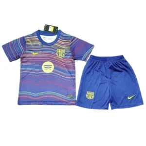 FC Barcelona Niños Conjunto 2025 2026 Especial Azul - Equipacion Fc Barcelona Niños | escamisetasfutbol