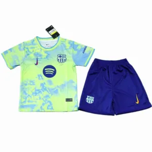 FC Barcelona Niños Conjunto 2025 2026 Especial Verde - Equipacion Fc Barcelona Niños | escamisetasfutbol