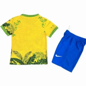 Brasil Niños Conjunto 2026 Especial Amarillo - Equipacion Brasil Niños | escamisetasfutbol