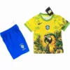 Brasil Niños Conjunto 2026 Especial Amarillo - Equipacion Brasil Niños | escamisetasfutbol