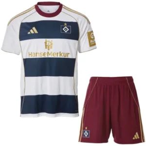 Hamburgo S.V Niños Conjunto 2025 2026 Especial Blanco - Hamburgo S.V Niños Barata | escamisetasfutbol