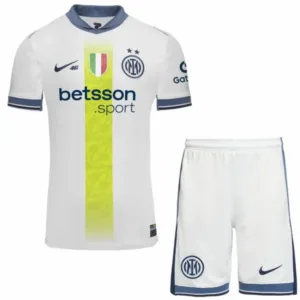 Inter Milán Niños Conjunto 2025 2026 Especial Blanco - Equipacion Inter De Milan Niños | escamisetasfutbol