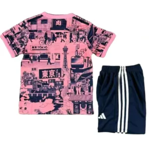 Japón Niños Conjunto 2026 Especial Rosa - Equipacion Japon Niños | escamisetasfutbol