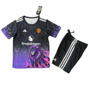Manchester United Niños Conjunto 2025 2026 Especial Púrpura - Equipacion Manchester United Niños | escamisetasfutbol