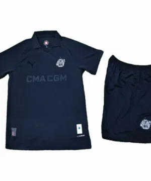 Marsella Niños Conjunto 2024 2025 Especial Negro - Tuta Marsella Niños | escamisetasfutbol