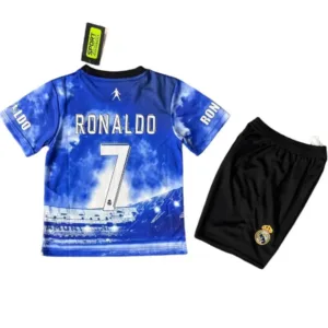 Real Madrid Niños Conjunto 2025 2026 Especial Azul - Tuta Real Madrid Niños | escamisetasfutbol