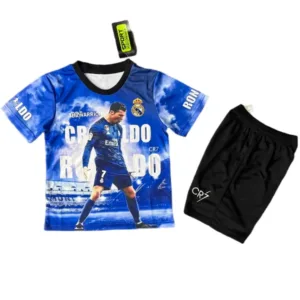 Real Madrid Niños Conjunto 2025 2026 Especial Azul - Tuta Real Madrid Niños | escamisetasfutbol