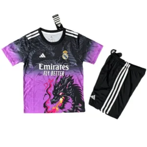 Real Madrid Niños Conjunto 2025 2026 Especial Púrpura - Tuta Real Madrid Niños | escamisetasfutbol