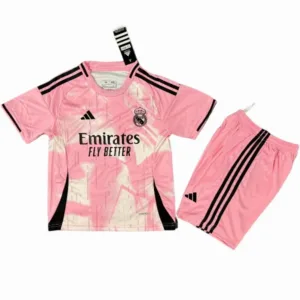 Real Madrid Niños Conjunto 2025 2026 Especial Rosa - Tuta Real Madrid Niños | escamisetasfutbol