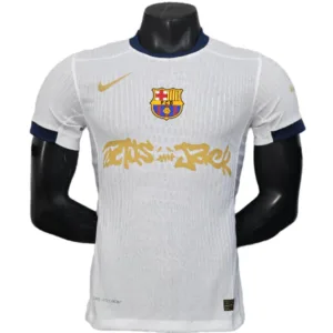 FC Barcelona Camiseta Edición Jugadores 2025 2026 Especial Blanca - Camiseta Barcelona | escamisetasfutbol