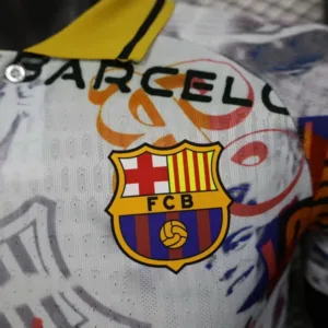 FC Barcelona Camiseta Edición Jugadores 2025 2026 Especial Blanca - Camiseta Barcelona | escamisetasfutbol