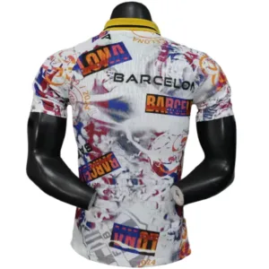 FC Barcelona Camiseta Edición Jugadores 2025 2026 Especial Blanca - Camiseta Barcelona | escamisetasfutbol